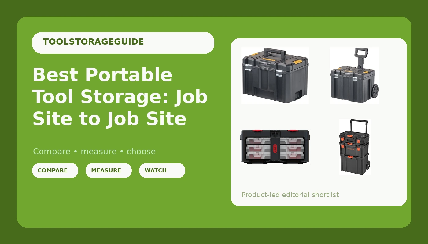 Best Portable Tool Storage: Job Site to Job Site - ToolStorageGuide review with measurements and honest opinion