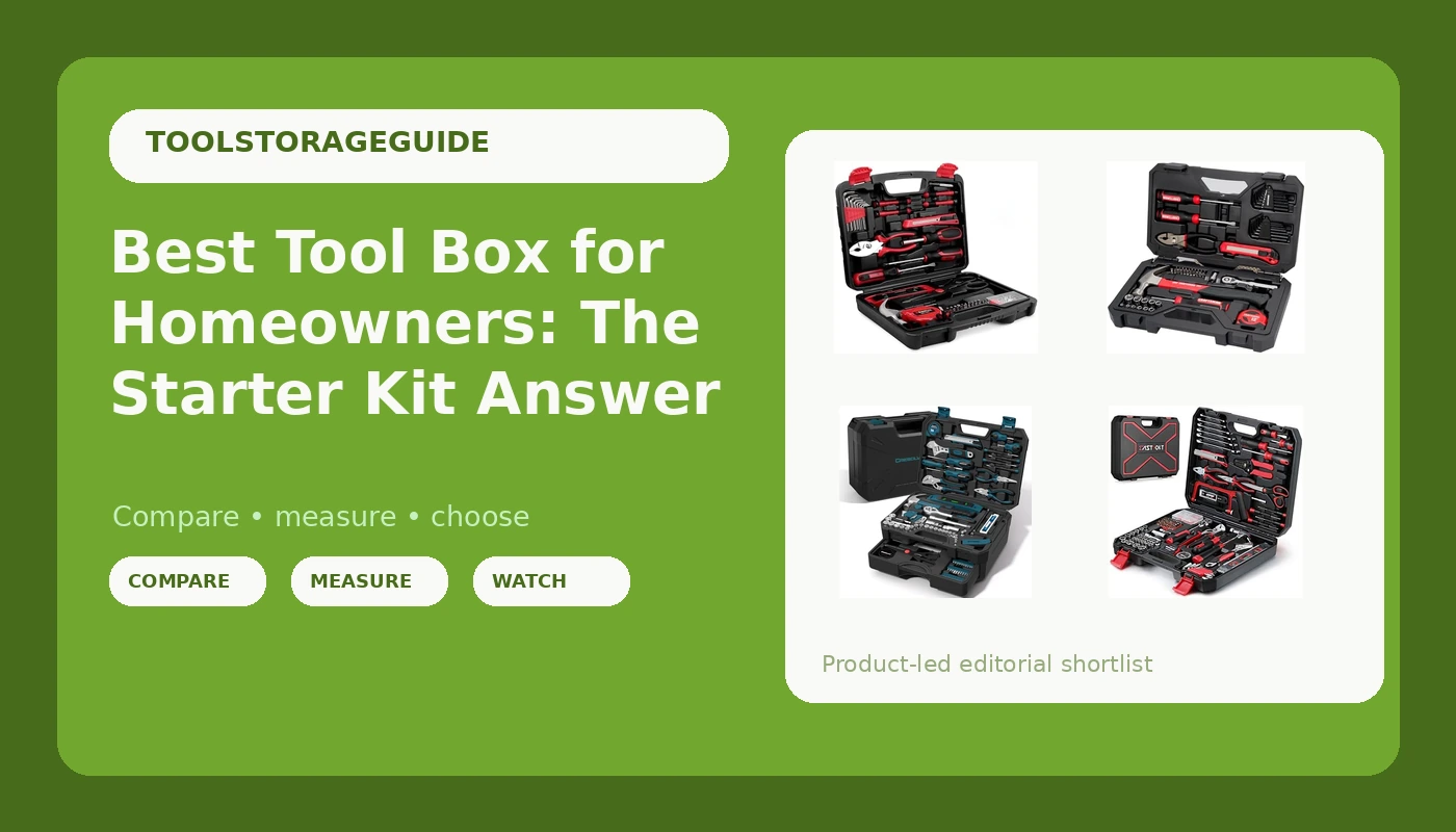 Best Tool Box for Homeowners: The Starter Kit Answer - ToolStorageGuide review with measurements and honest opinion