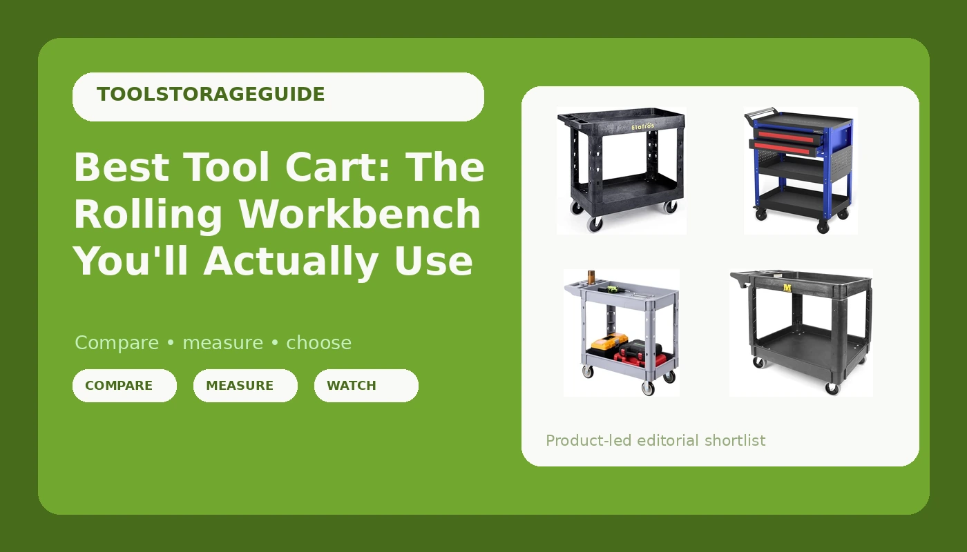 Best Tool Cart: The Rolling Workbench You'll Actually Use - ToolStorageGuide review with measurements and honest opinion