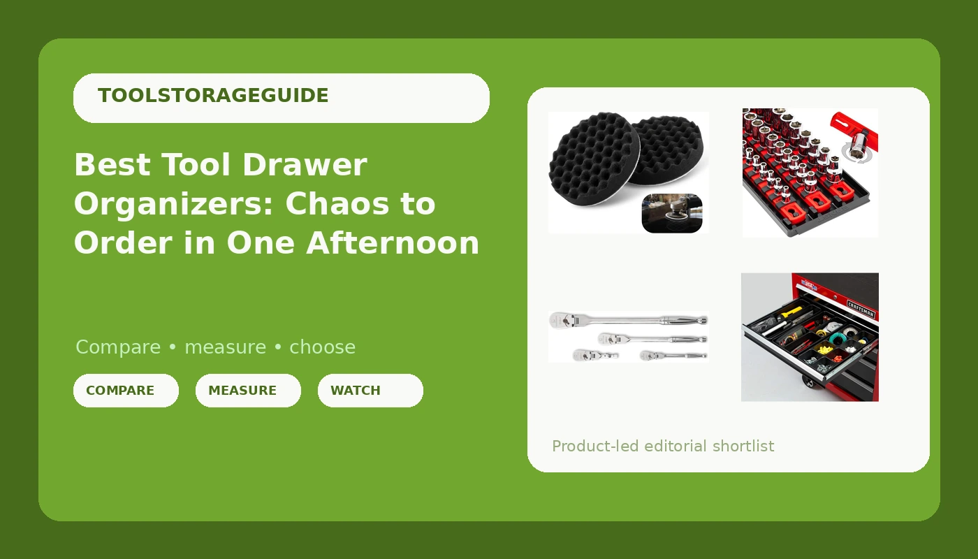 Best Tool Drawer Organizers: Chaos to Order in One Afternoon - ToolStorageGuide review with measurements and honest opinion