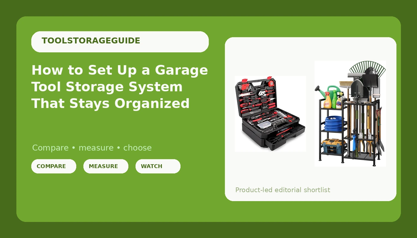 How to Set Up a Garage Tool Storage System That Stays Organized