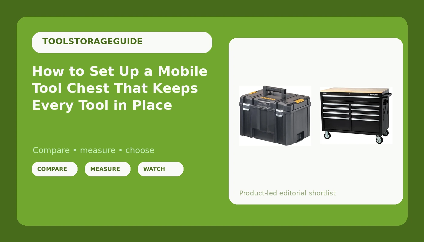 How to Set Up a Mobile Tool Chest That Keeps Every Tool in Place