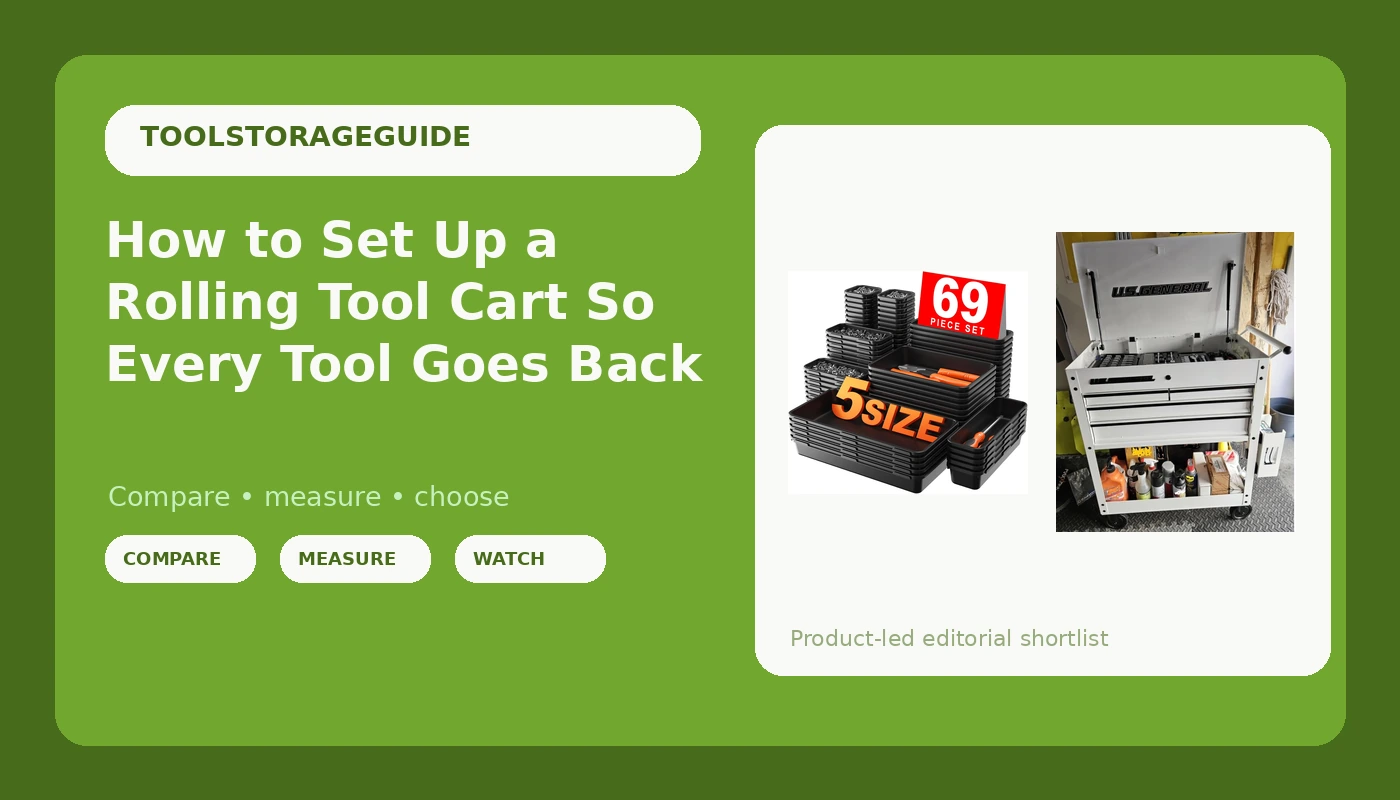 How to Set Up a Rolling Tool Cart So Every Tool Goes Back