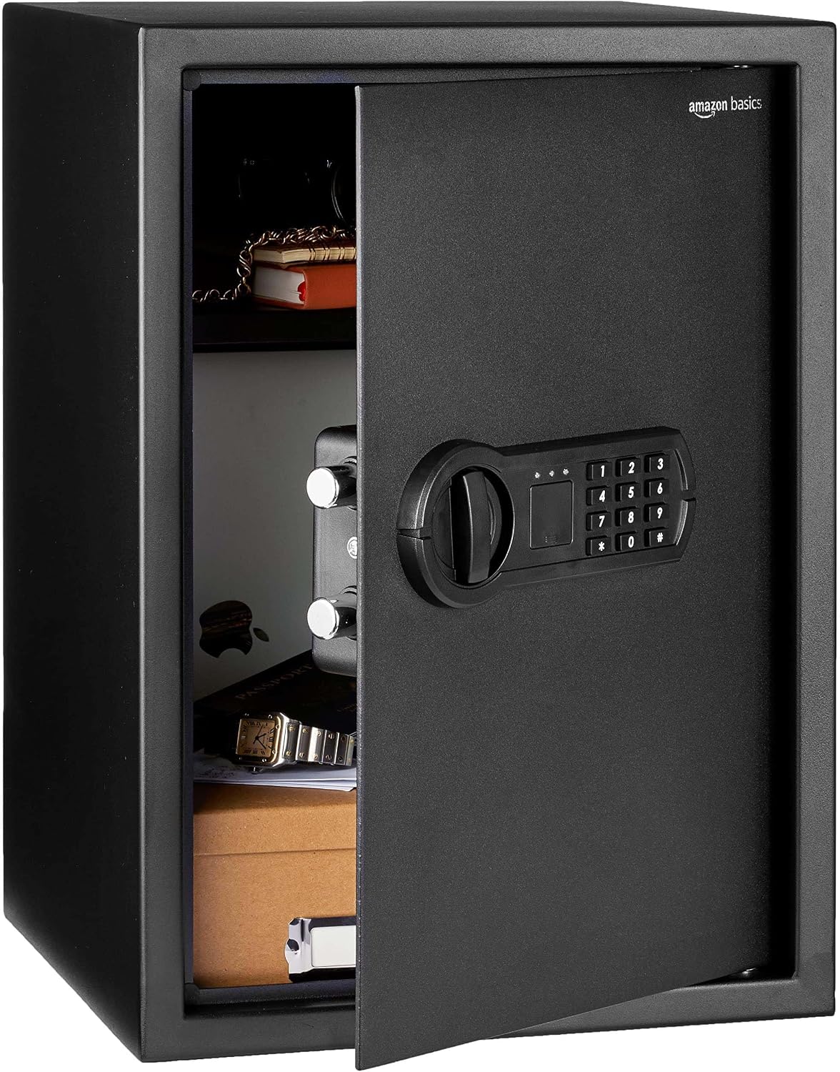 Amazon Basics Steel Home Security Safe Box