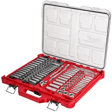 Milwaukee Electric - 1/4-3/8 106PC Rat. and Socket Set in PKOUT SAE-MM