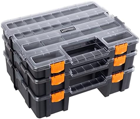 Stalwart Tool Box Organizer - 3-in-1 Portable Small Parts Organizer, Gray : Tools &amp; Home Improvement