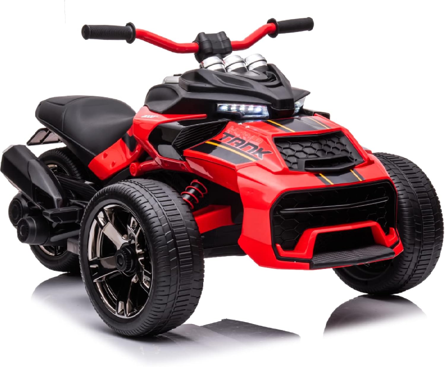 24V Ride On Toys for Kids 4-8 Kids' Electric Motorcycle 3 Wheeler ATV