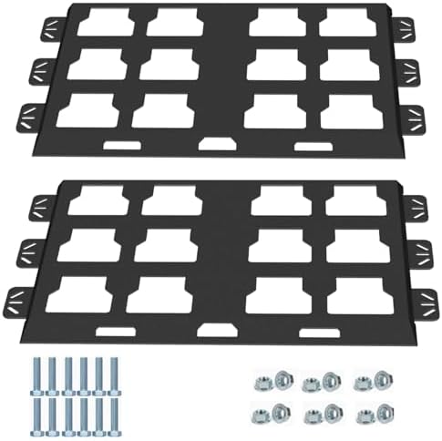 Mounting Plate Compatible with Milwaukee Packout, Full Plate-Black-2