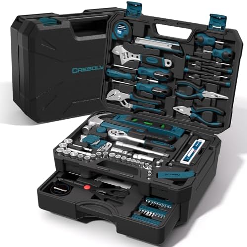 328 Piece Tool Kit for Home,Hand Repair Tool Set,Toolbox Storage Case with Drawer,General Household/Auto Tool Kit,Perfect for Homeowner, DIY, Handyman