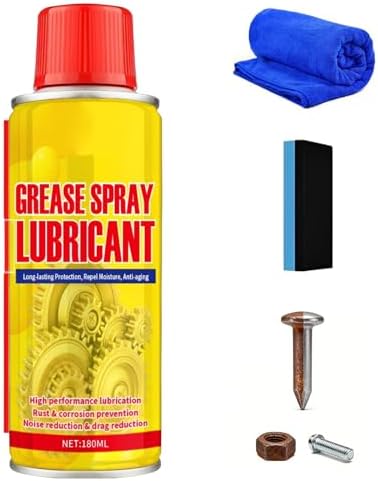 Anti Rust Remover Lubricant Spray,Rust Remover for Metal,Multi-Purpose Penetrating Oil for Protect & Restore,Fast-Acting Lubricant Rust Dissolver for Vehicles, Tools, Chains, Bolts and