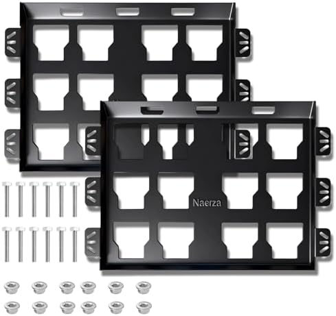 Mounting Plate Compatible with Milwaukee Packout 48-22-8486- Packout Accessories for Milwaukee Packout Tool Storage Setup and System Organization 100 Lbs Load Capacity 2 Pack