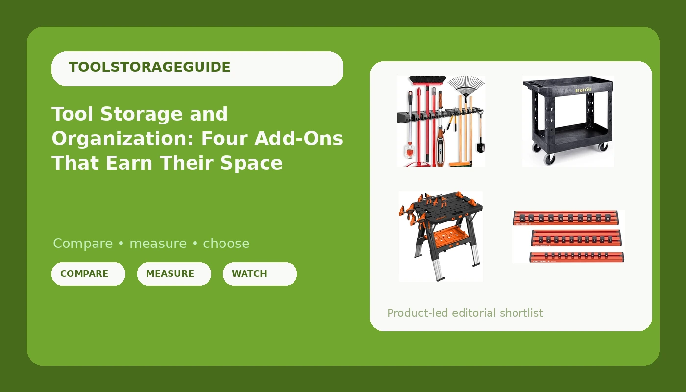 Tool Storage and Organization: Four Add-Ons That Earn Their Space